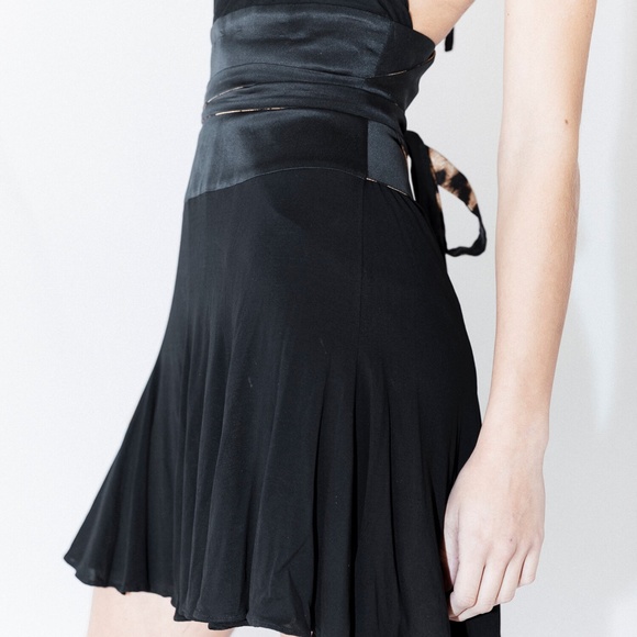 Roberto Cavalli Reversible Halter Silk Dress Size 38 - Picture 8 of 16